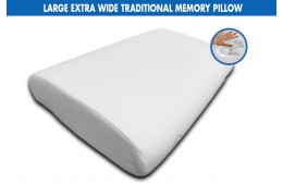 Comfortlux LARGE EXTRA WIDE TRADITIONAL MEMORY PILLOW