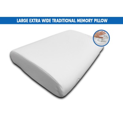 Comfortlux LARGE EXTRA WIDE TRADITIONAL MEMORY PILLOW
