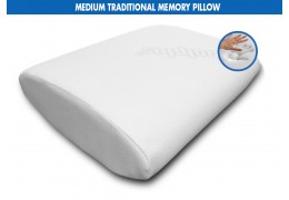 COMFORTLUX MEDIUM TRADITIONAL MEMORY PILLOW